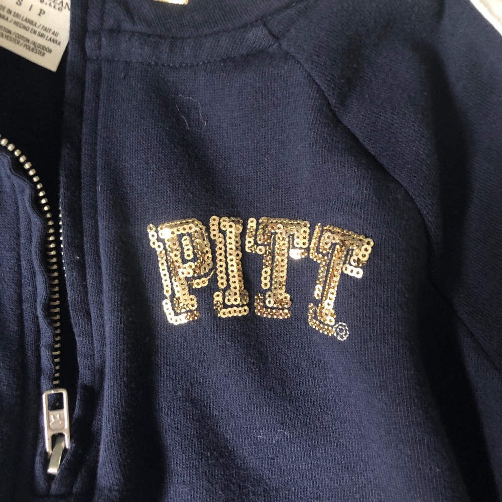 PINK university of Pittsburgh 1/4 zip